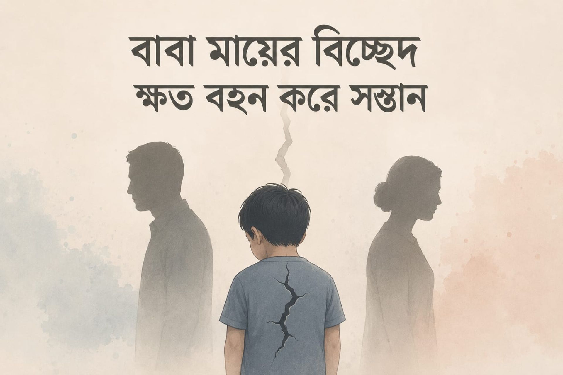 বাবা মায়ের বিচ্ছেদ: ক্ষত বহন করে সন্তান